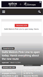 Mobile Screenshot of delhi-metro.com