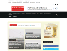 Tablet Screenshot of delhi-metro.com